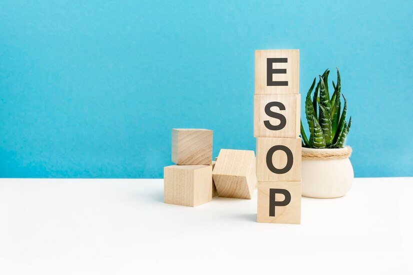 ESOP (Employee Stock Ownership Plan) wooden cubes