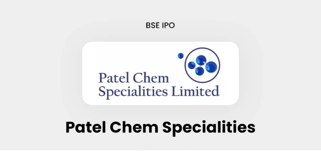 Patel Chem IPO Announcement